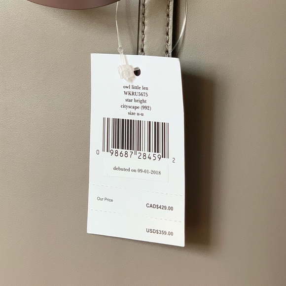 Kate Spade Owl Little Len Leather Tote - Picture 8 of 8